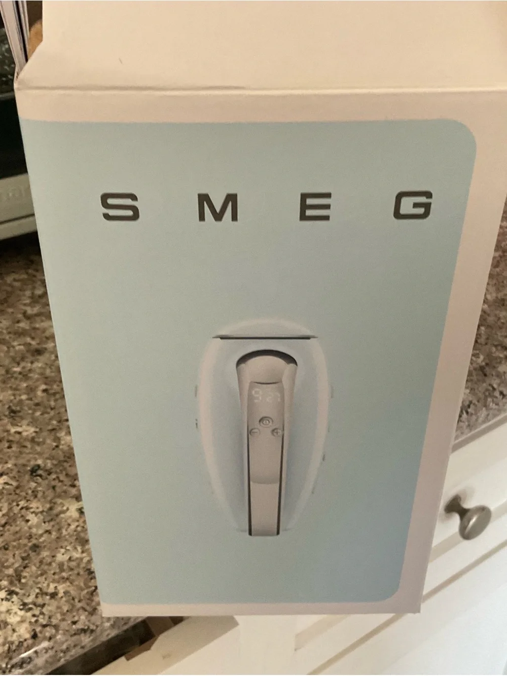 SMEG Black Hand Mixer — Glossy Black Finish NIB